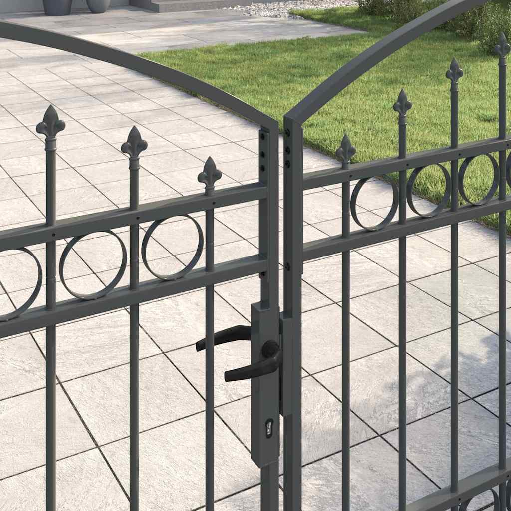 Aitausportti Assen 401 X 175,5 Cm Teräs Harmaa Lukittava