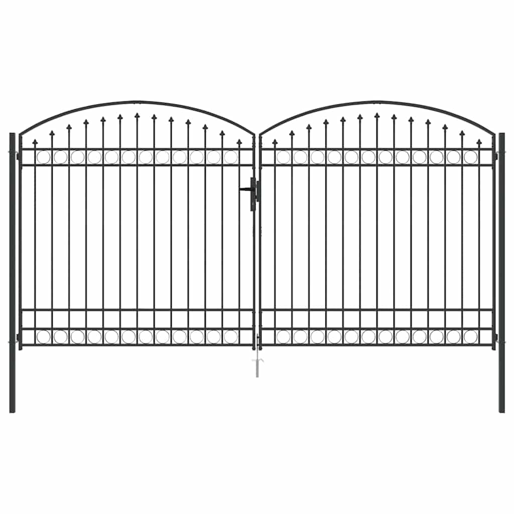 Aitausportti Assen 401 X 250 Cm Teräs Harmaa Lukittava