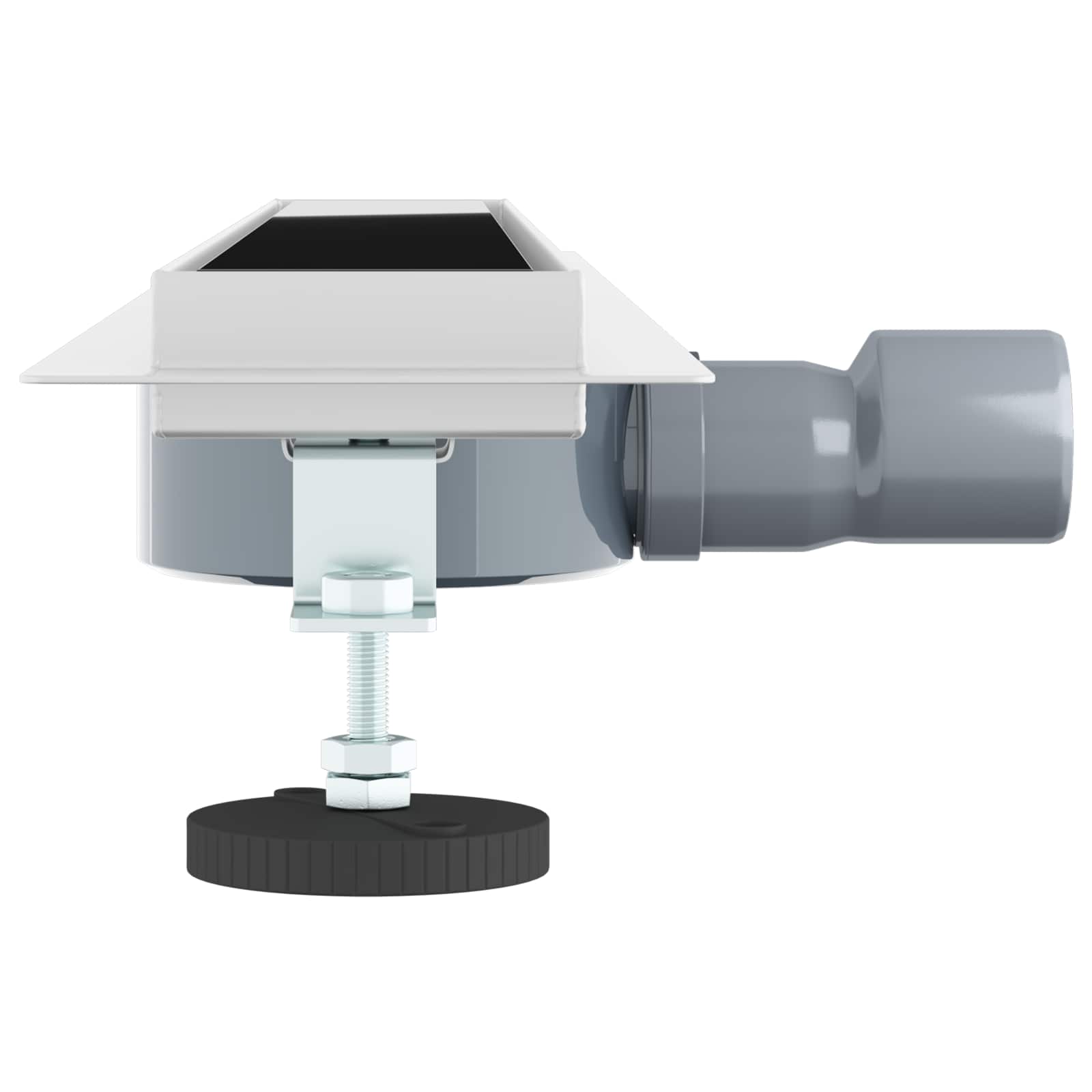 Suihkukaivo Lasikannella Ja 360° Syphonilla Musta 70 Cm