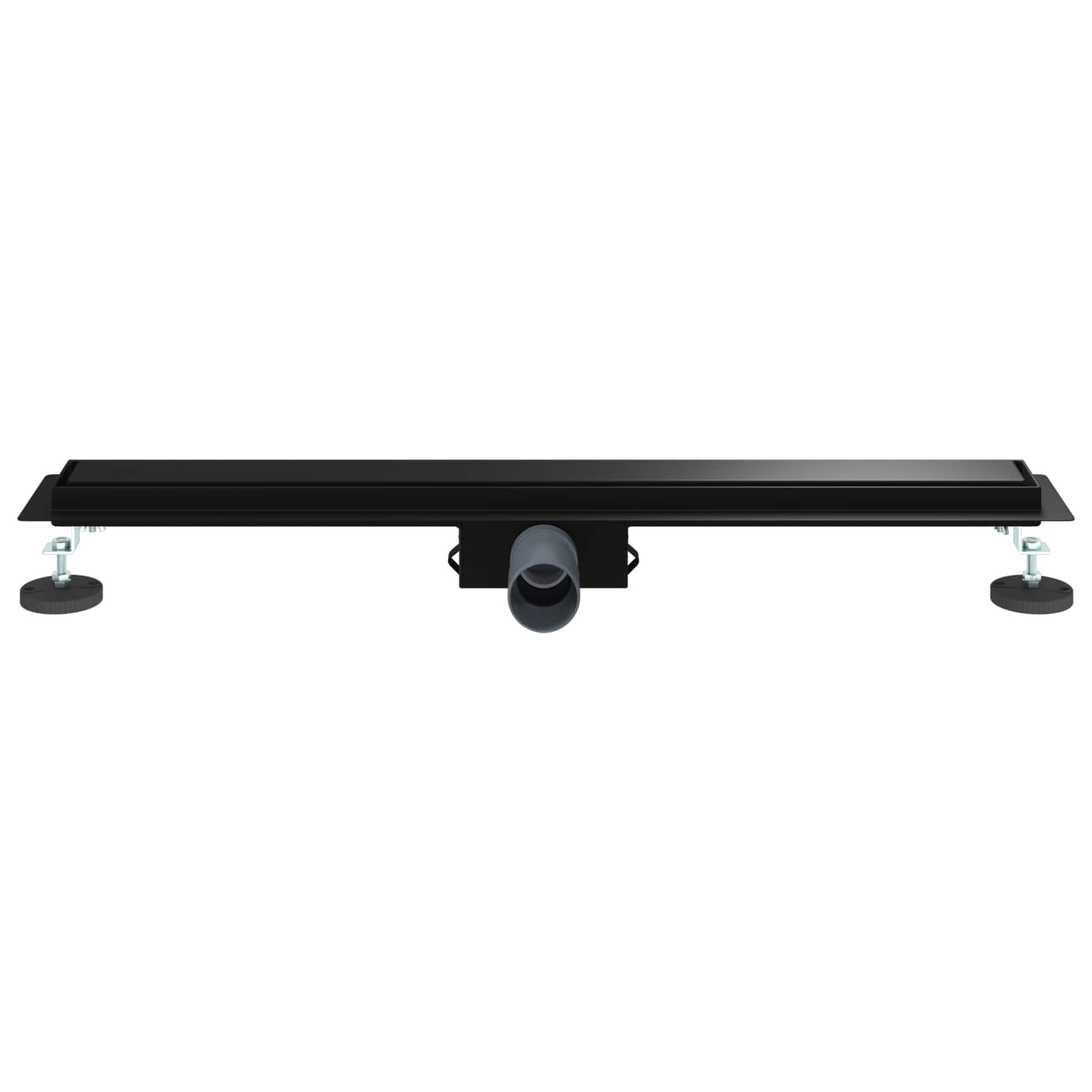 2 In 1 Suihkuviemär Musta 70 Cm Ruostumaton Teräs 304