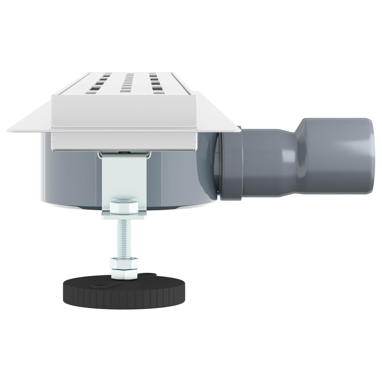 Suihkukaivo Lasikannella Ja 360° Syphonilla Hopea 60 Cm