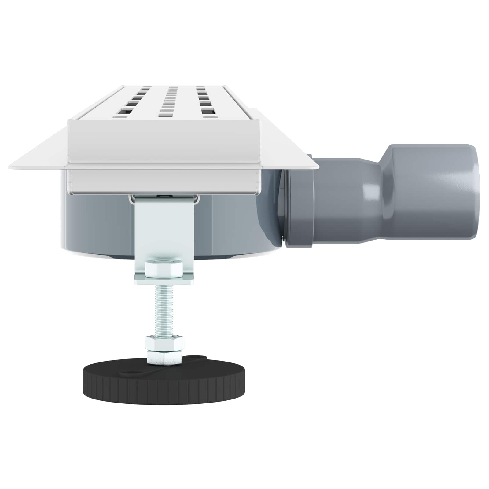Suihkukaivo Lasikannella Ja 360° Syphonilla Hopea 70 Cm