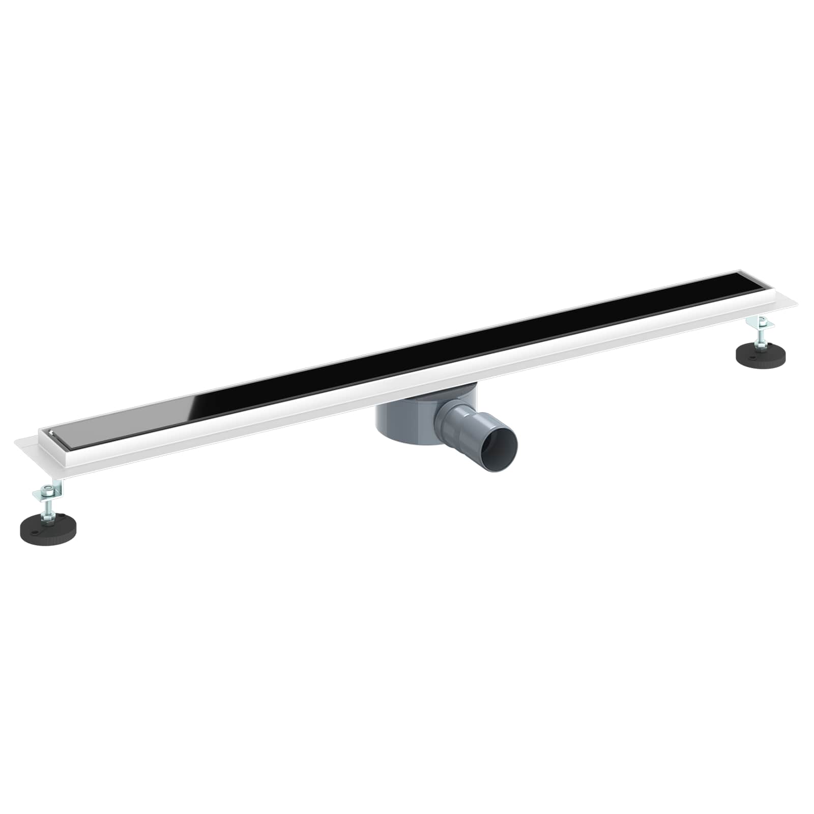 Suihkukaivo Lasikannella Ja 360° Syphonilla Musta 90 Cm