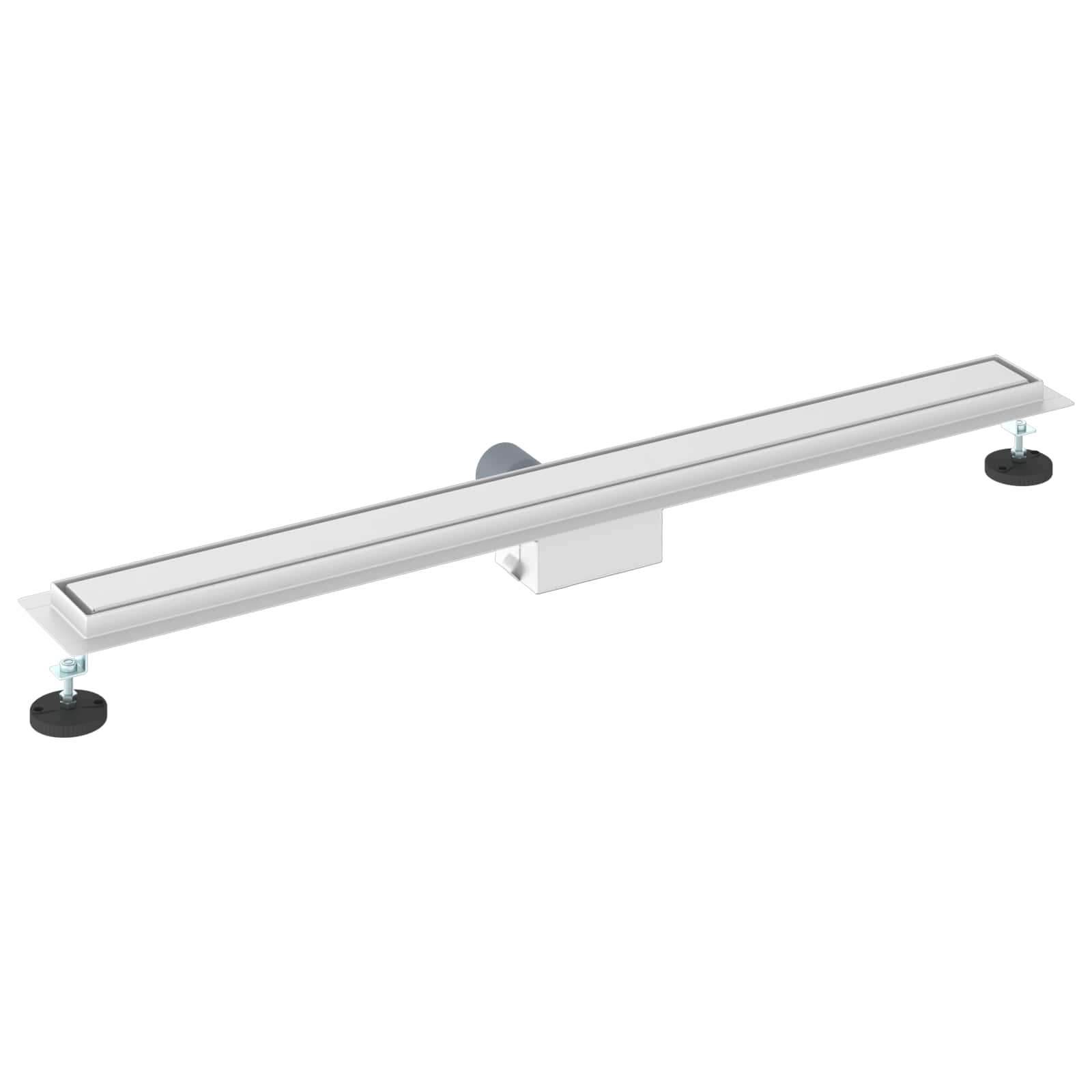 2 In 1 Suihkuviemär Hopea 90 Cm Ruostumaton Teräs 304