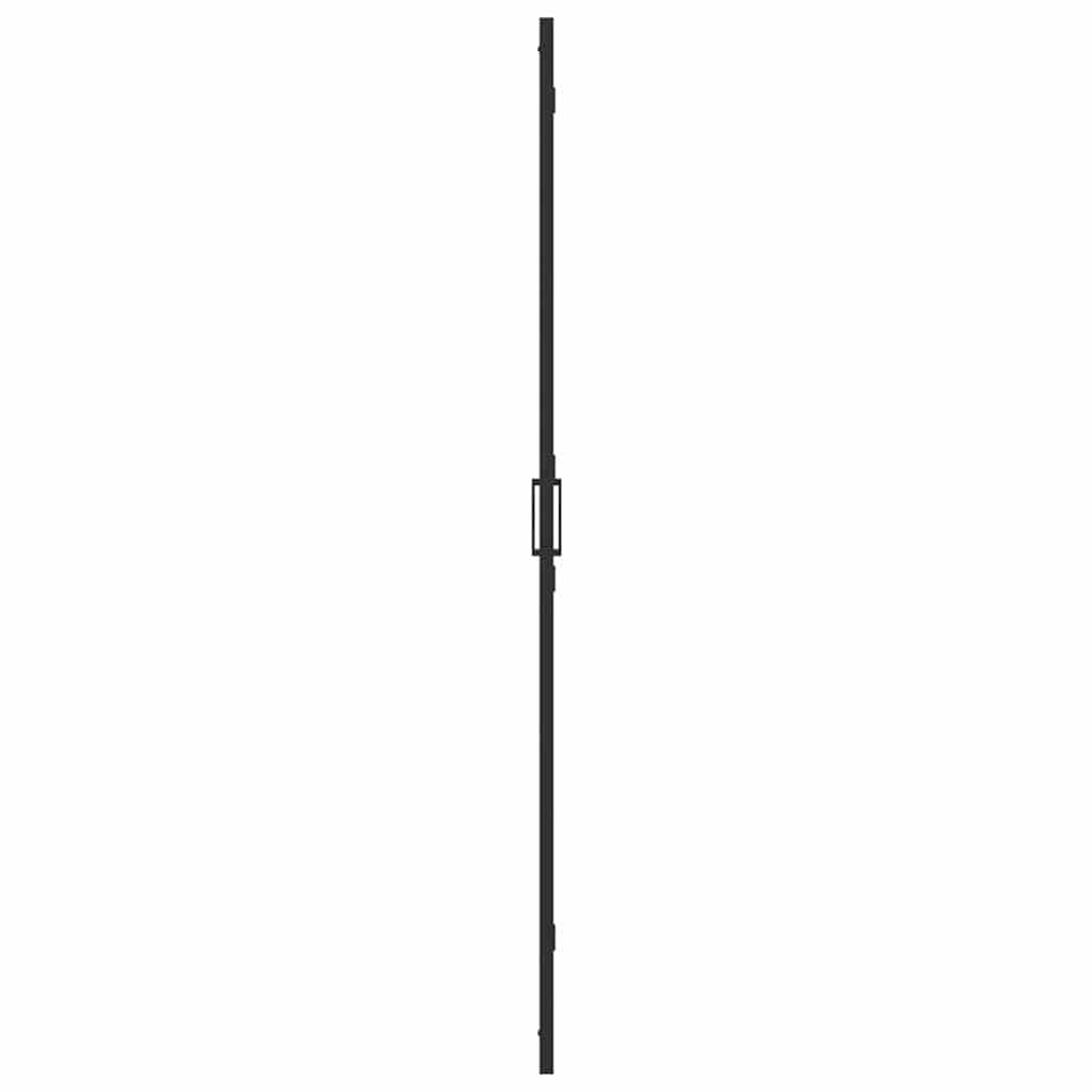 Kävelyyn Tarkoitettu Suihkuseinä Musta 70 X 6,5 X 190 Cm