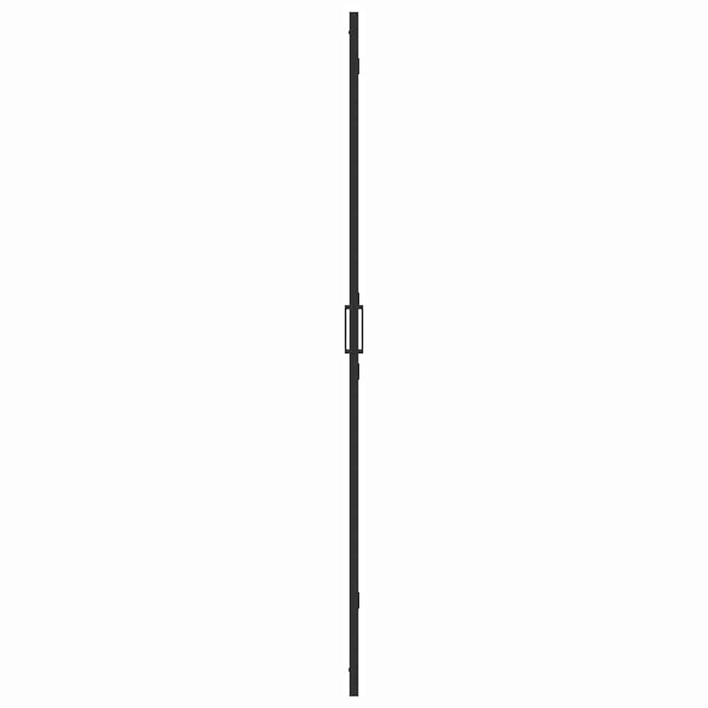 Kävelyyn Tarkoitettu Suihkuseinä Musta 90 X 6.5 X 190 Cm