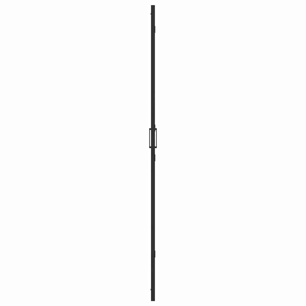 Kävelyyn Tarkoitettu Suihkuseinä Musta 120 X 6,5 X 190 Cm