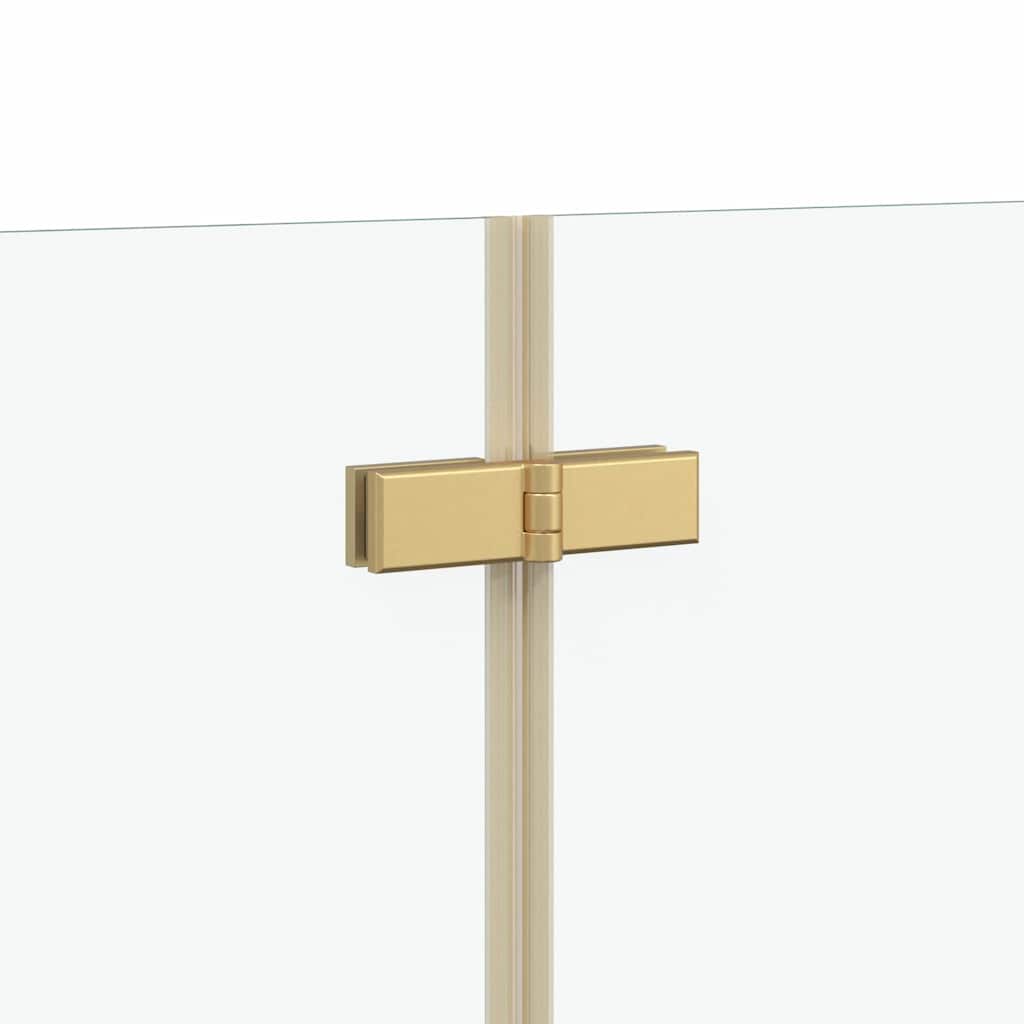 Suihkuseinä Kulta 120 X 68 X 130 Cm Esg-Lasi Ja Alumiini