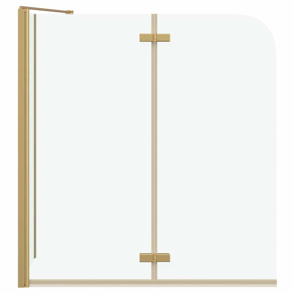 Suihkuseinä Kulta 120 X 68 X 130 Cm Esg-Lasi Ja Alumiini