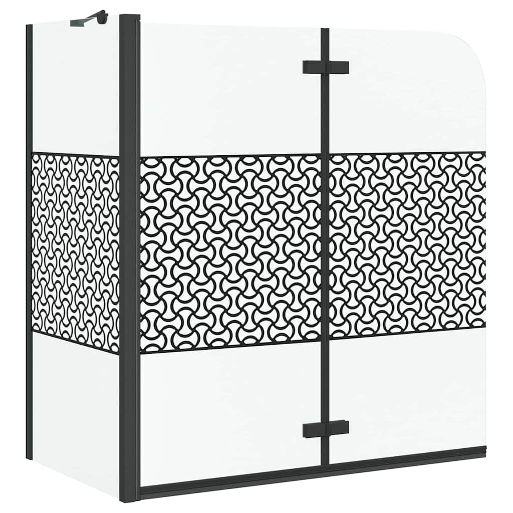 Kylpyhuoneen Kuvaus Geometrinen Musta 120 X 67 X 129 Cm
