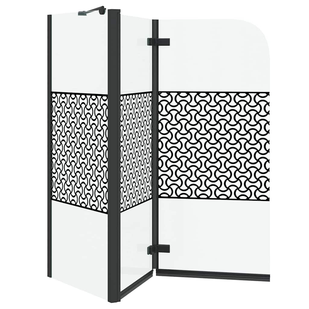 Kylpyhuoneen Kuvaus Geometrinen Musta 120 X 67 X 129 Cm