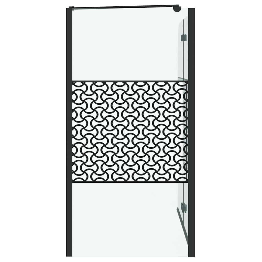 Kylpyhuoneen Kuvaus Geometrinen Musta 120 X 67 X 129 Cm