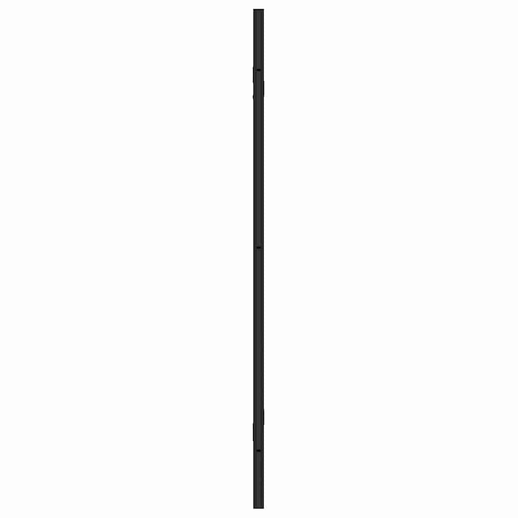 Suihkuseinä Musta Ja Läpinäkyvä 130 X 130 Cm Karkaistu Lasi