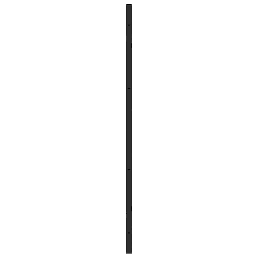 Suihkuseinä Musta 130 X 138 Cm Esg-Lasi Ja Alumiini