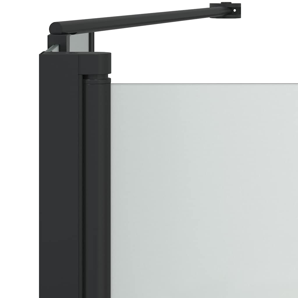 Suihkuseinä Musta 120 X 68 X 130 Cm Esg-Lasi Ja Alumiini