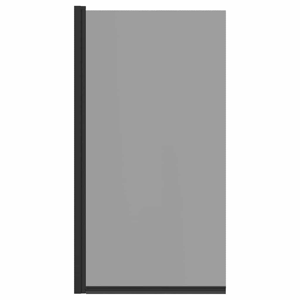 Kylpy Suihkuverho Musta 68 X 130 Cm Karkaistu Lasi