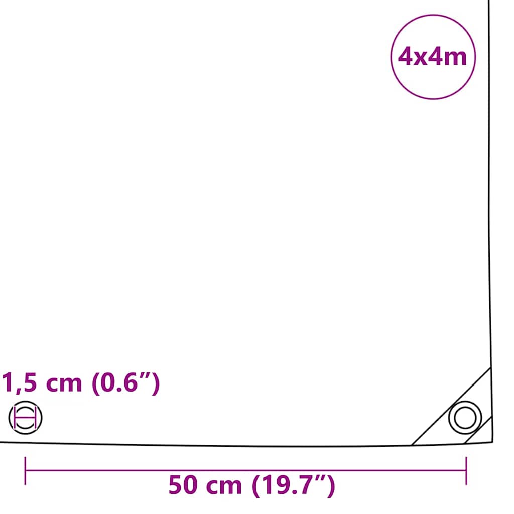 Pressu 650G / M² Beige 4 X 4 M Kangas Pvc-Pinnoitteella