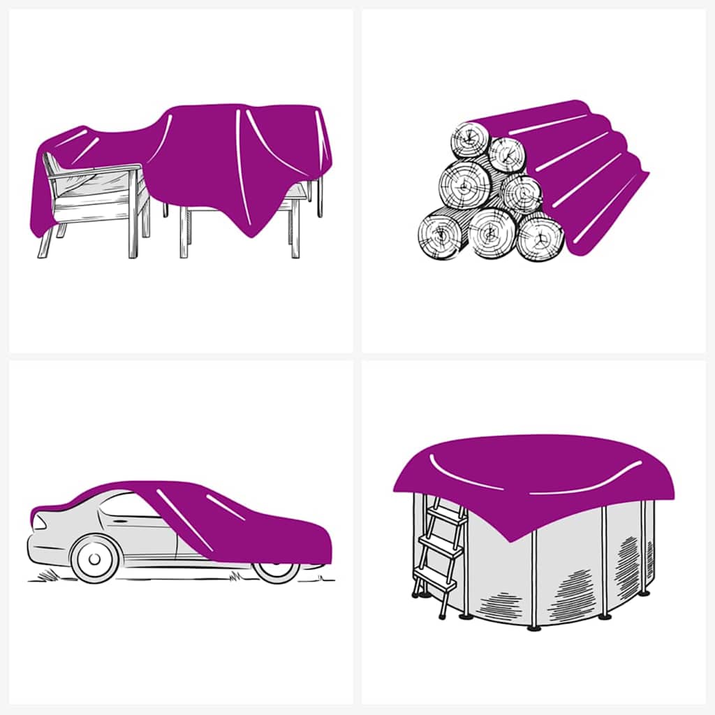Pressu 650G / M² Oranssi 5 X 5 M Kangas Pvc-Pinnoitteella