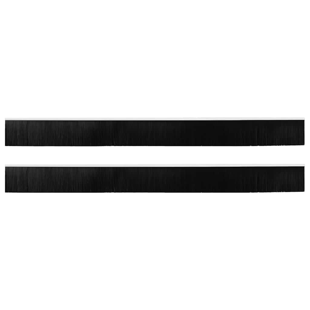 Kierteellinen Oven Harjasulku 2 Pcs Valkoinen 100 Cm
