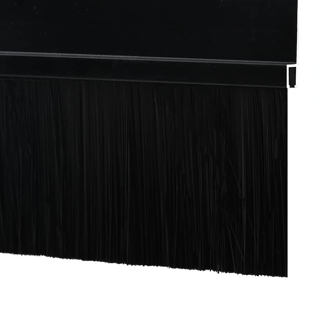 Itsekiinnittyvät Oven Harjatiivisteet 6 Pcs Musta 100 Cm