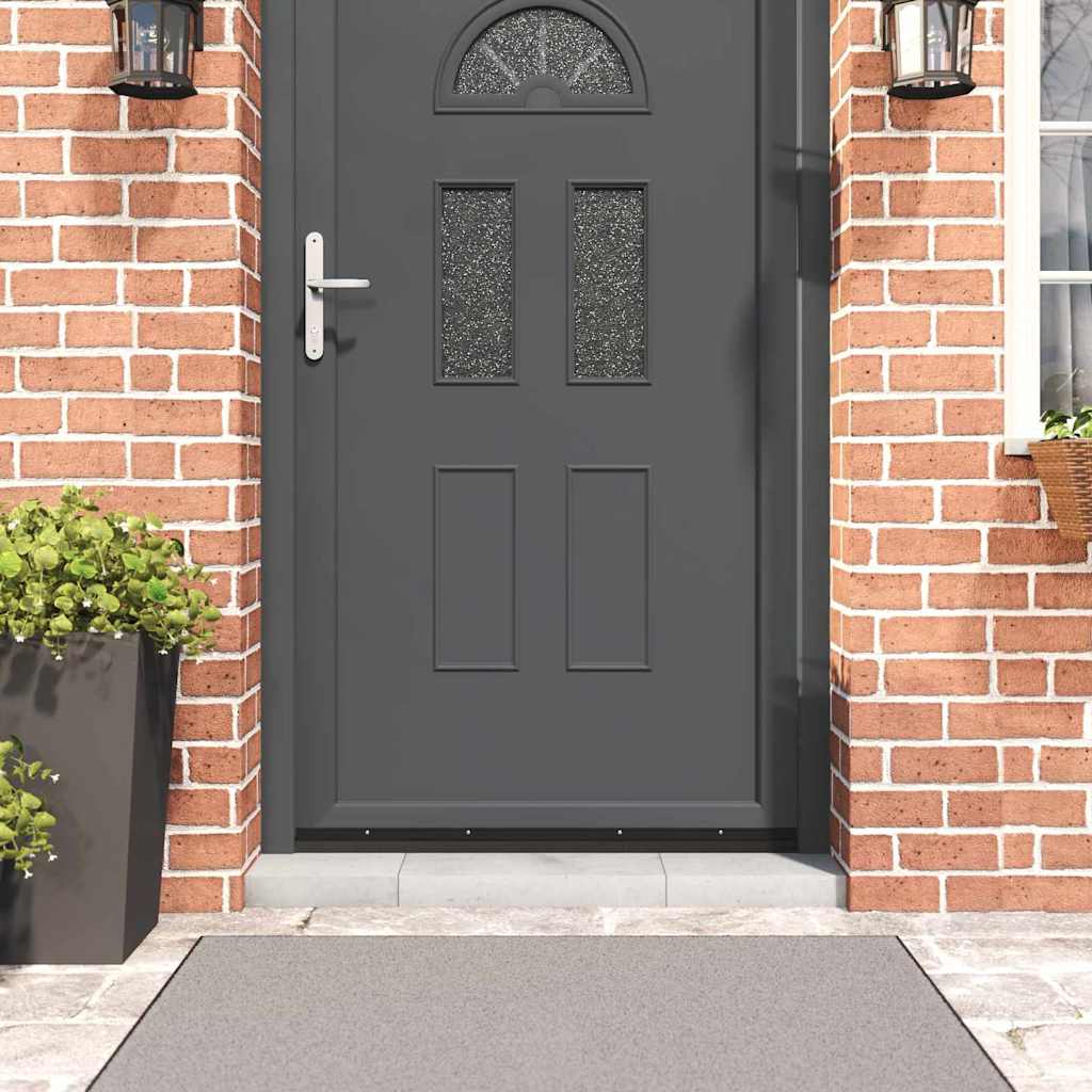Kierteellinen Oven Harjasulku 6 Pcs Musta 100 Cm Alumiiniseos