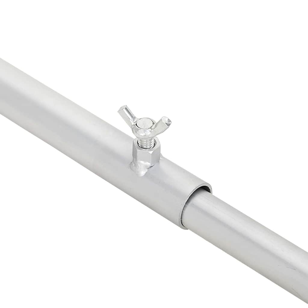 Tarvike Perävaunuille 3 Kpl Hopea 102-155 Cm Alumiini