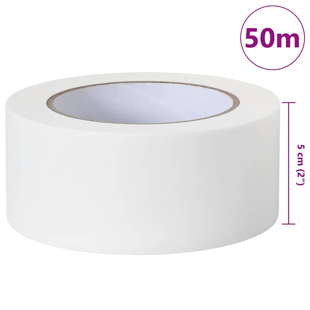 Maalaustelat 12 Pcs Valkoinen 50Mm X 50M Paperi