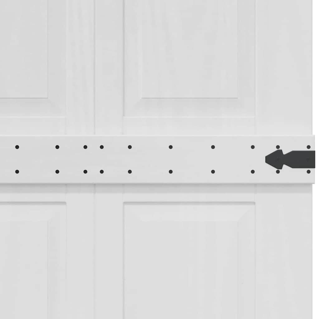 Ladon Ovi Corona Valkoinen 70 X 210 Cm Täysi Mänty
