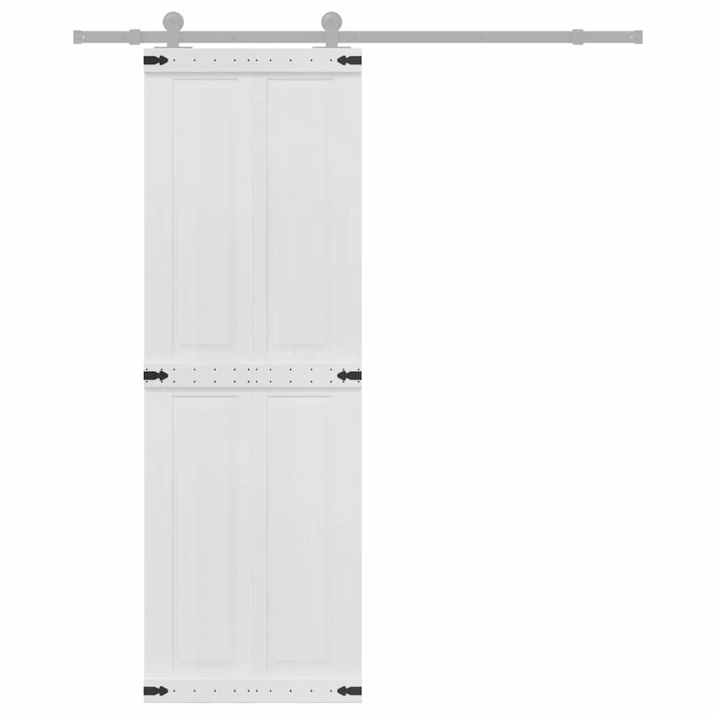 Ladon Ovi Corona Valkoinen 70 X 210 Cm Täysi Mänty