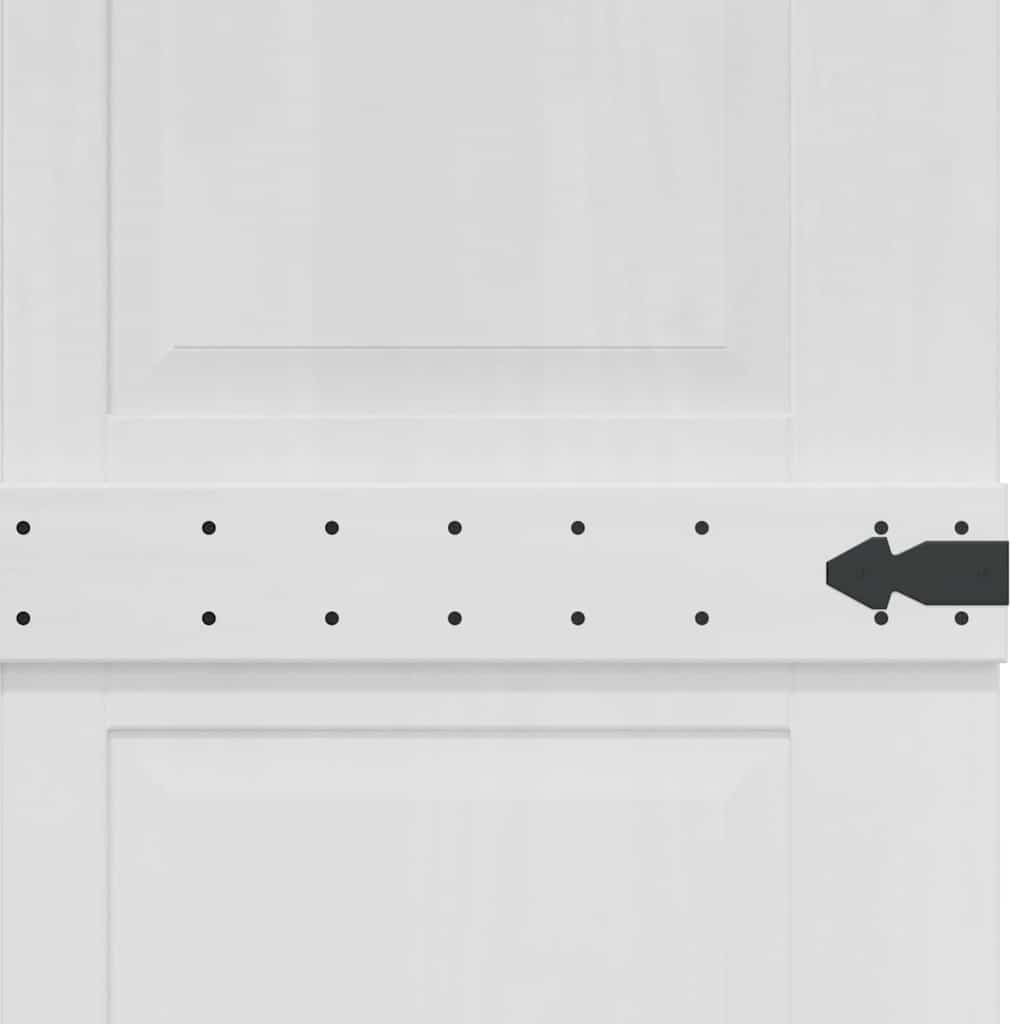 Ladon Ovi Corona Valkoinen 80 X 210 Cm Täysi Mänty