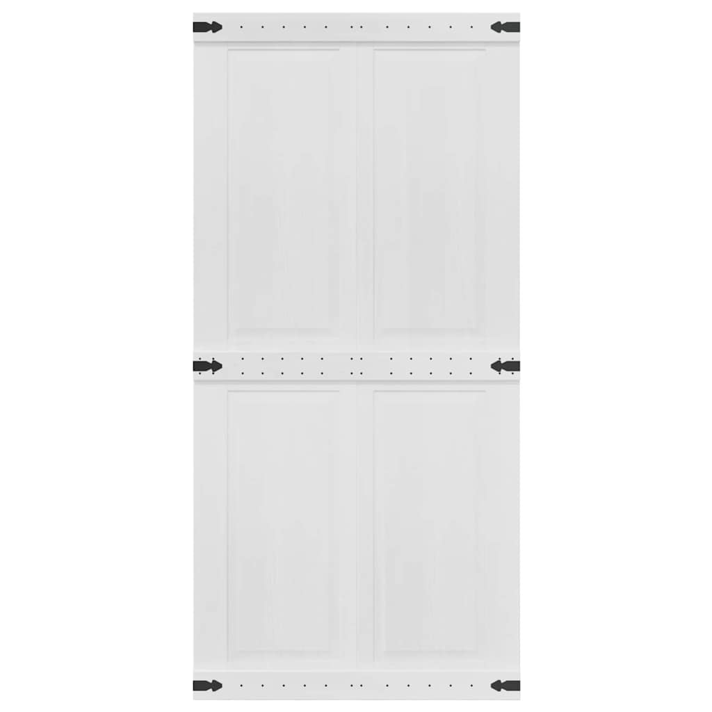 Ladon Ovi Corona Valkoinen 100 X 210 Cm Täysi Mänty