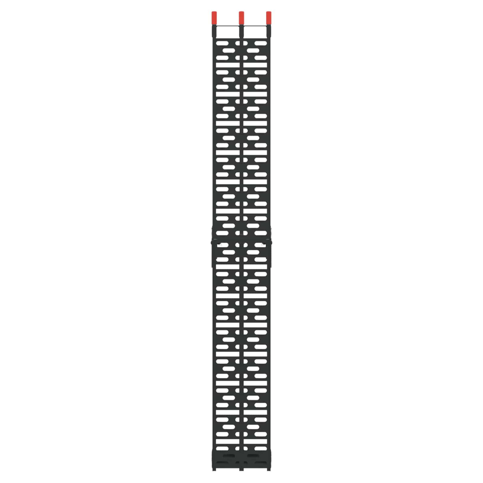 Kokoontaittuva Moottoripyöräramppu 340 Kg Per Ramp 2 Pcs Musta