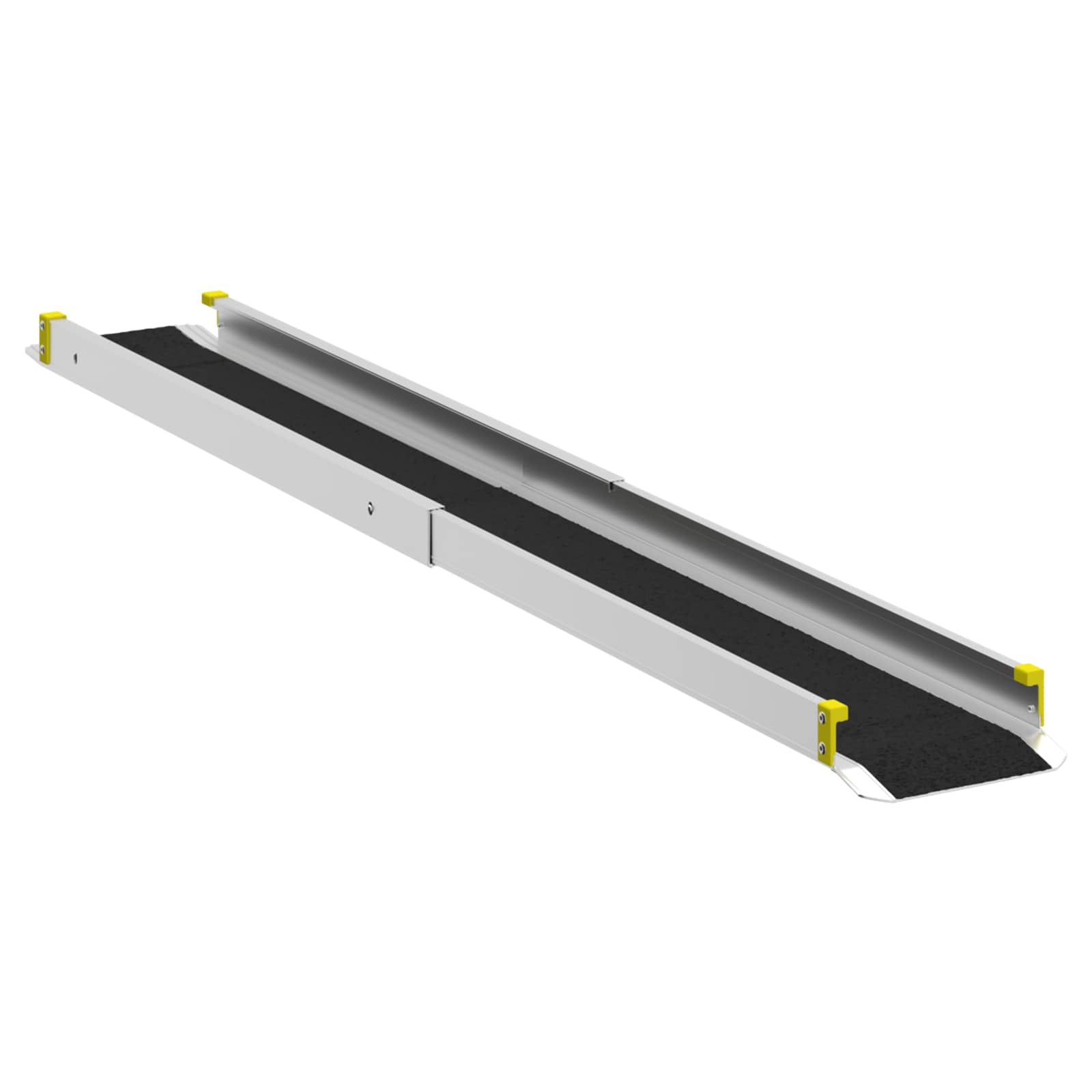 Pyörätuoliramppi 270 Kg 2 Pcs Musta 152 X 19 X 5,5 Cm Alumiini