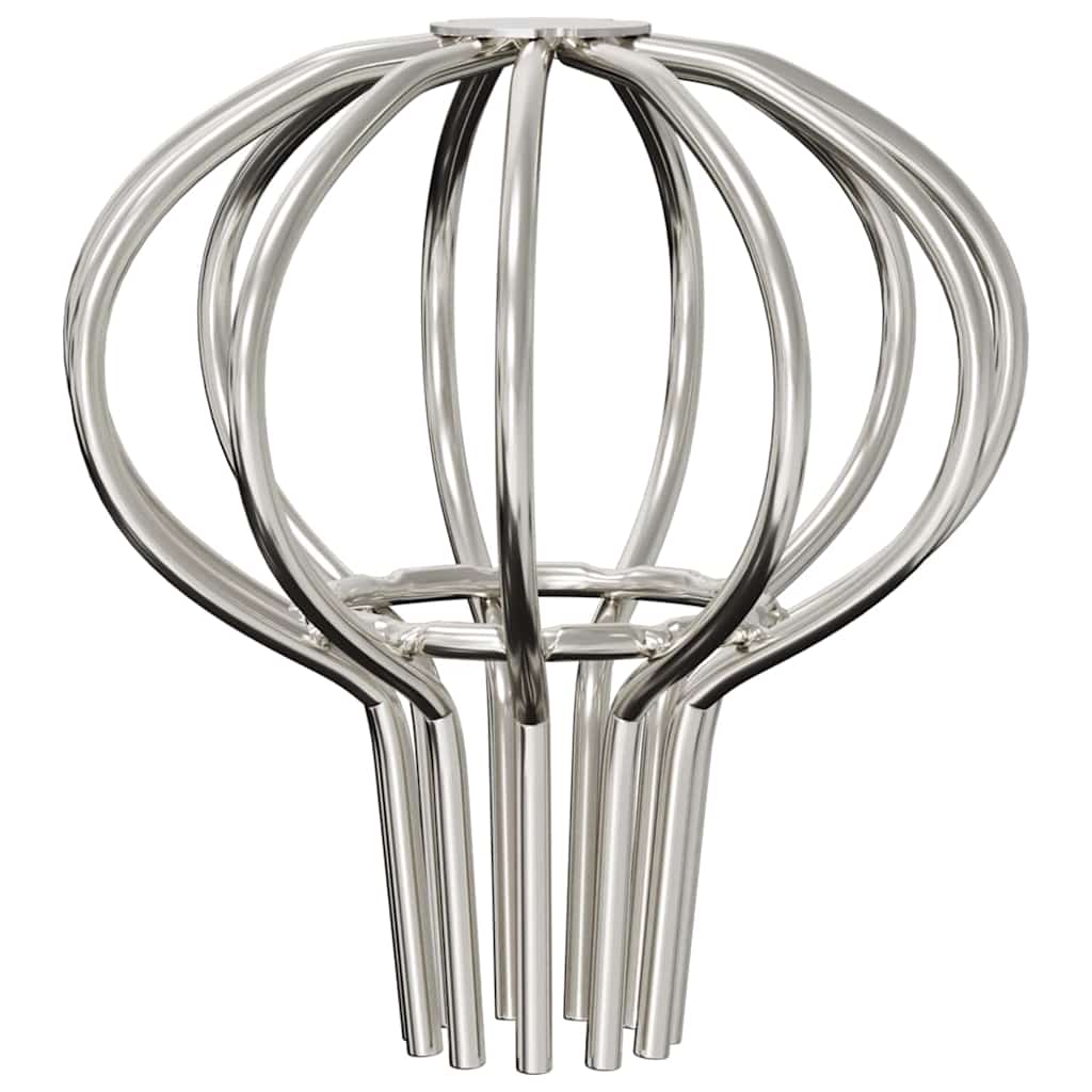 Rännin Lehden Suojus 8 Pcs Hopea 50 Mm Ruostumaton Teräs
