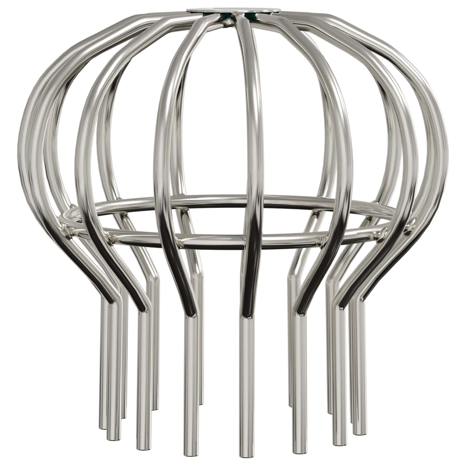 Rännin Lehden Suojus 8 Pcs Hopea 110 Mm Ruostumaton Teräs