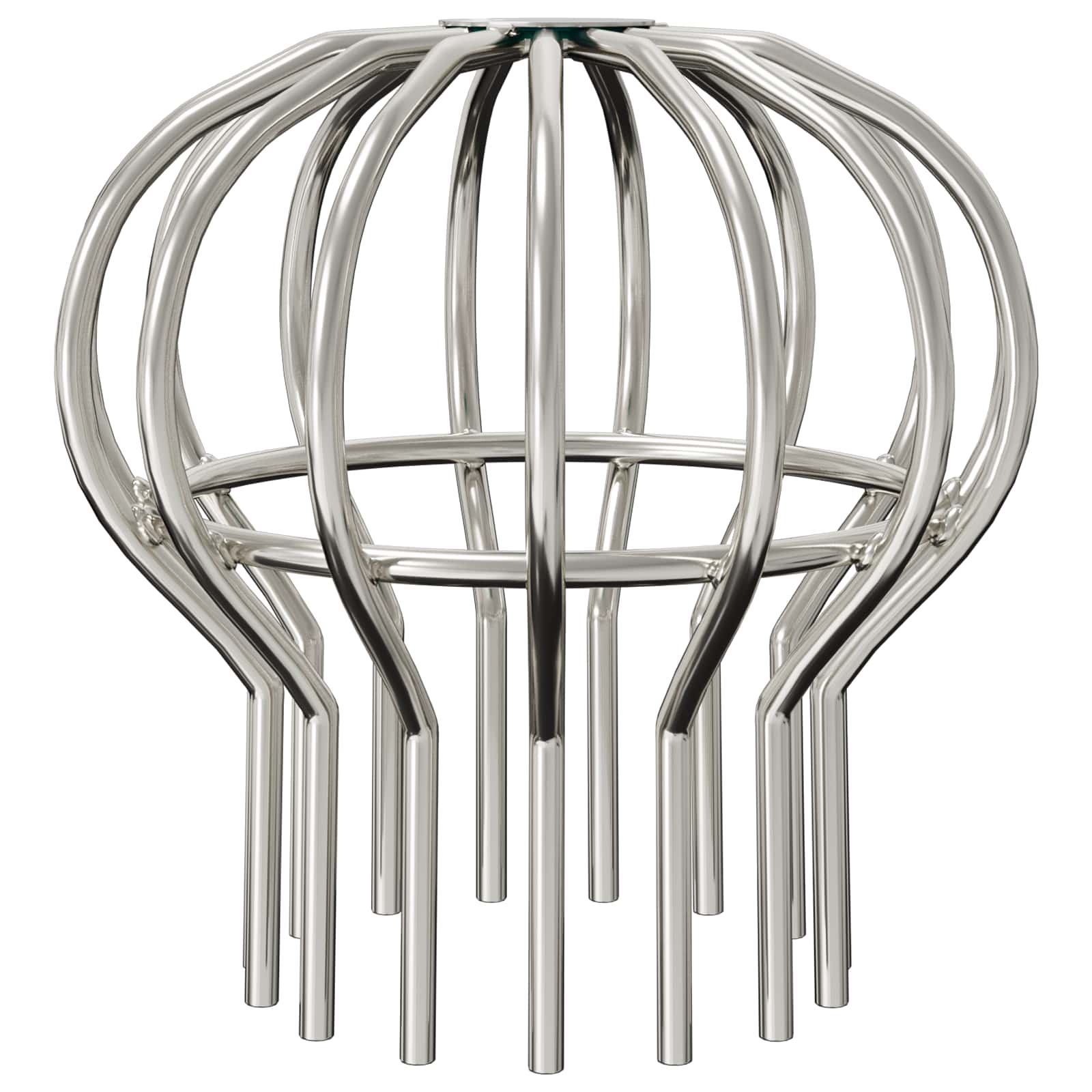 Rännin Lehden Suojus 8 Pcs Hopea 110 Mm Ruostumaton Teräs