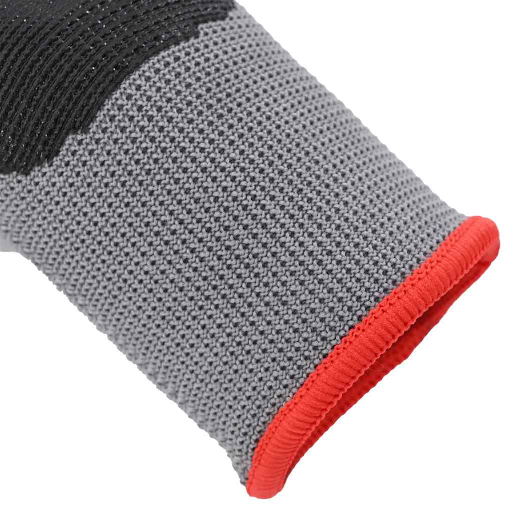 Työhanskat 12 Pcs Harmaa Ja Musta 7 / S Polyesteri