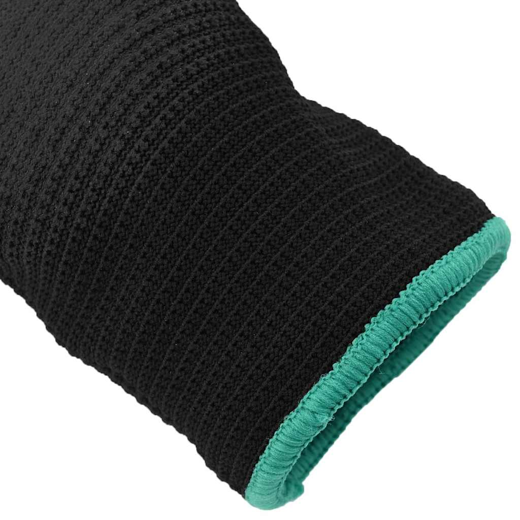 Työhanskat 12 Pcs Musta 11 / Xxl Polyesteri
