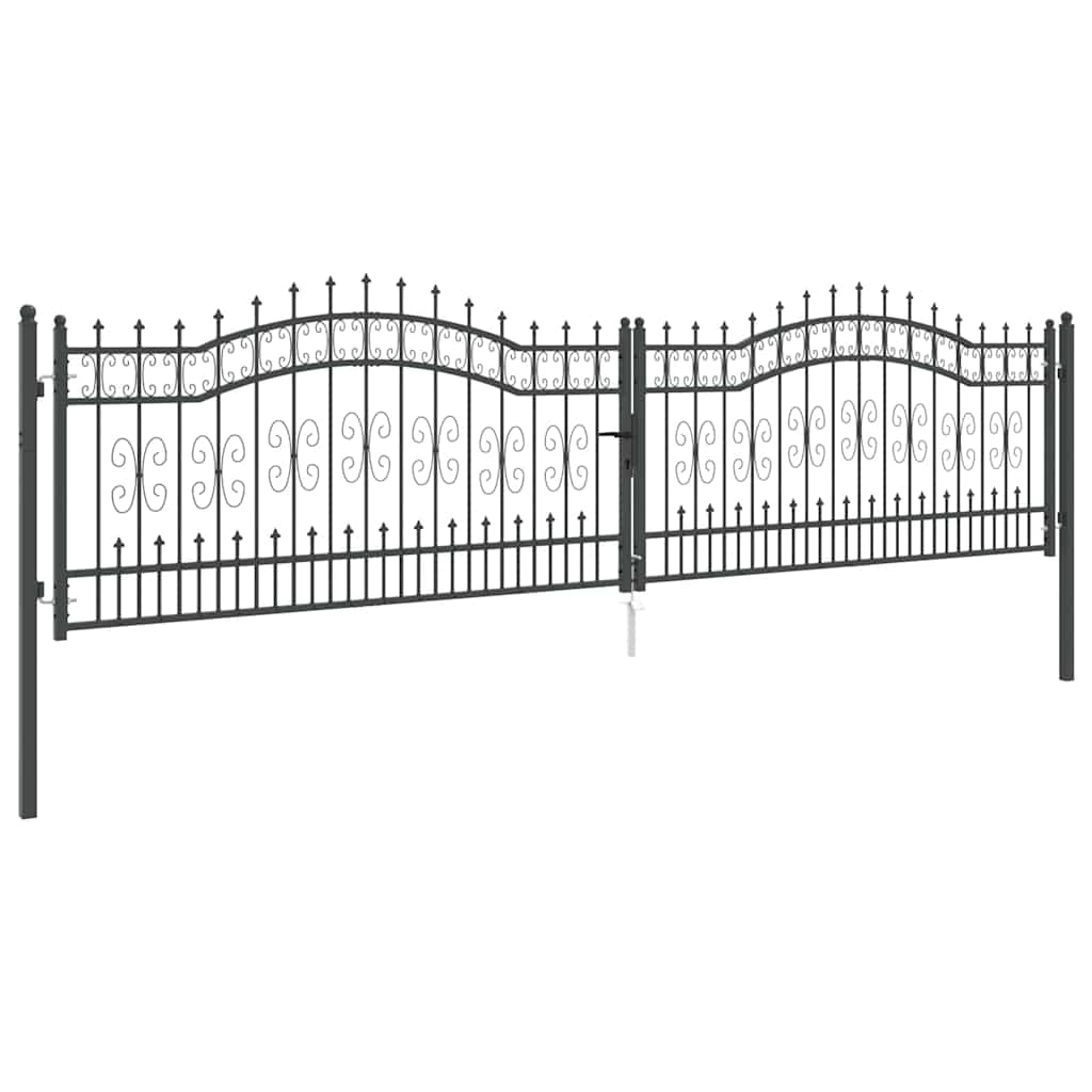 Aitaovi Kärkiyksiköllä Kampen 404 X 100 Cm Teräs Harmaa