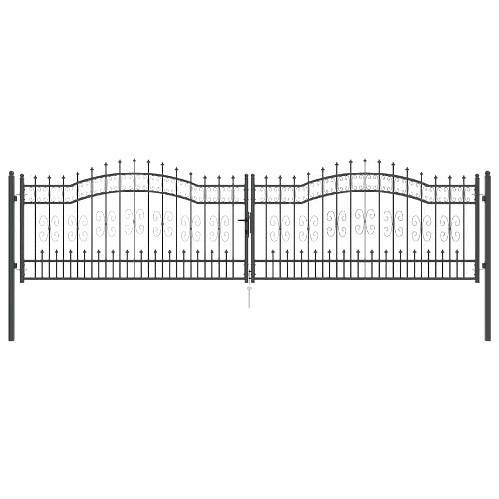 Aitaovi Kärkiyksiköllä Kampen 404 X 100 Cm Teräs Harmaa