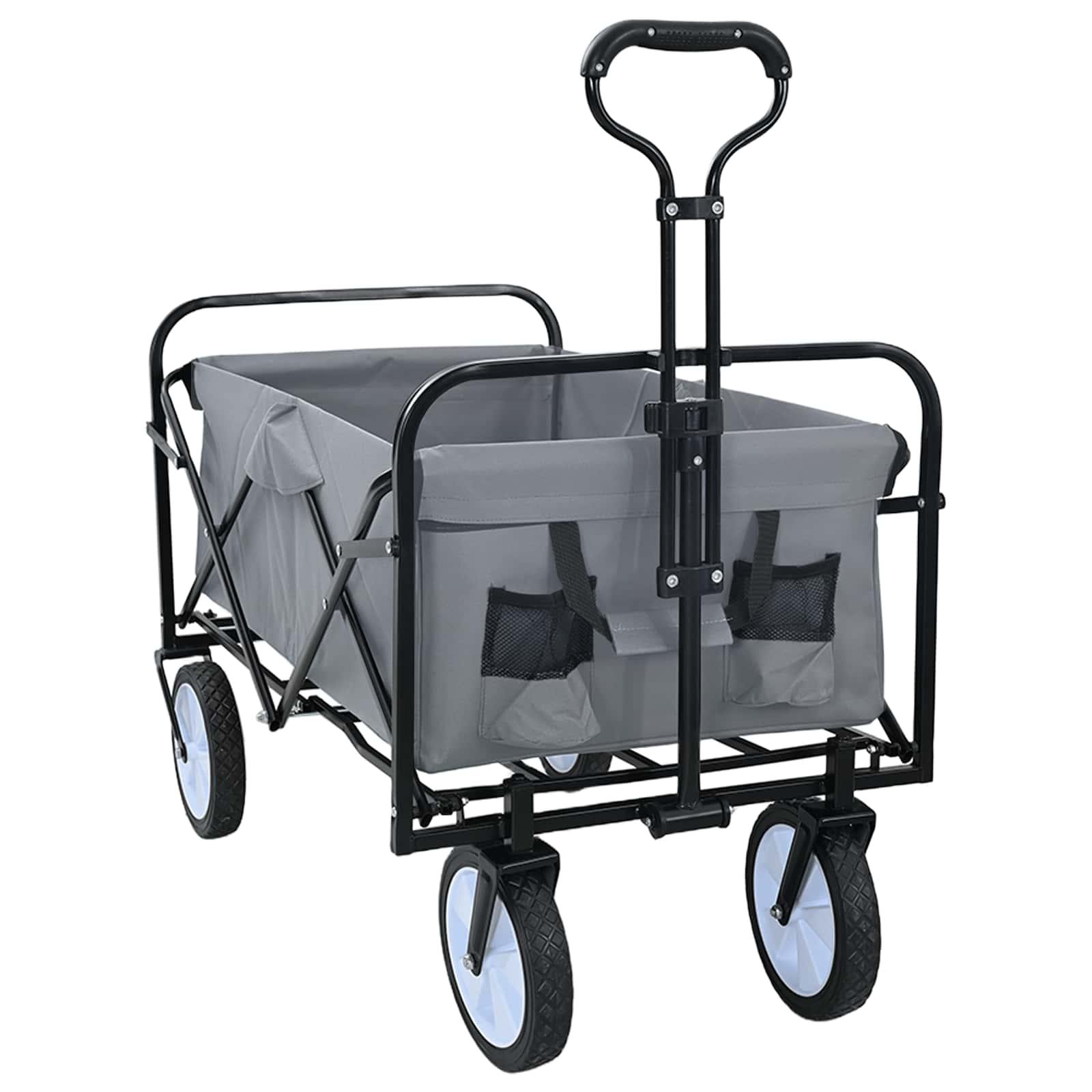 Kokkolettava Käsitroletti Harmaa 94 X 53 X 99 Cm Oxford-Kangas