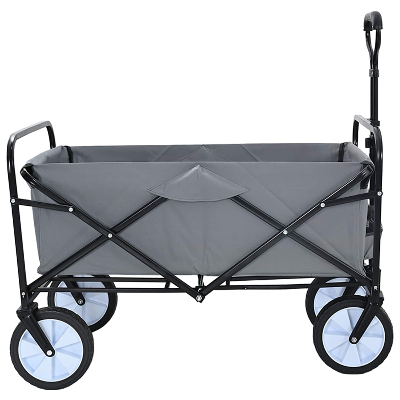 Kokkolettava Käsitroletti Harmaa 94 X 53 X 99 Cm Oxford-Kangas