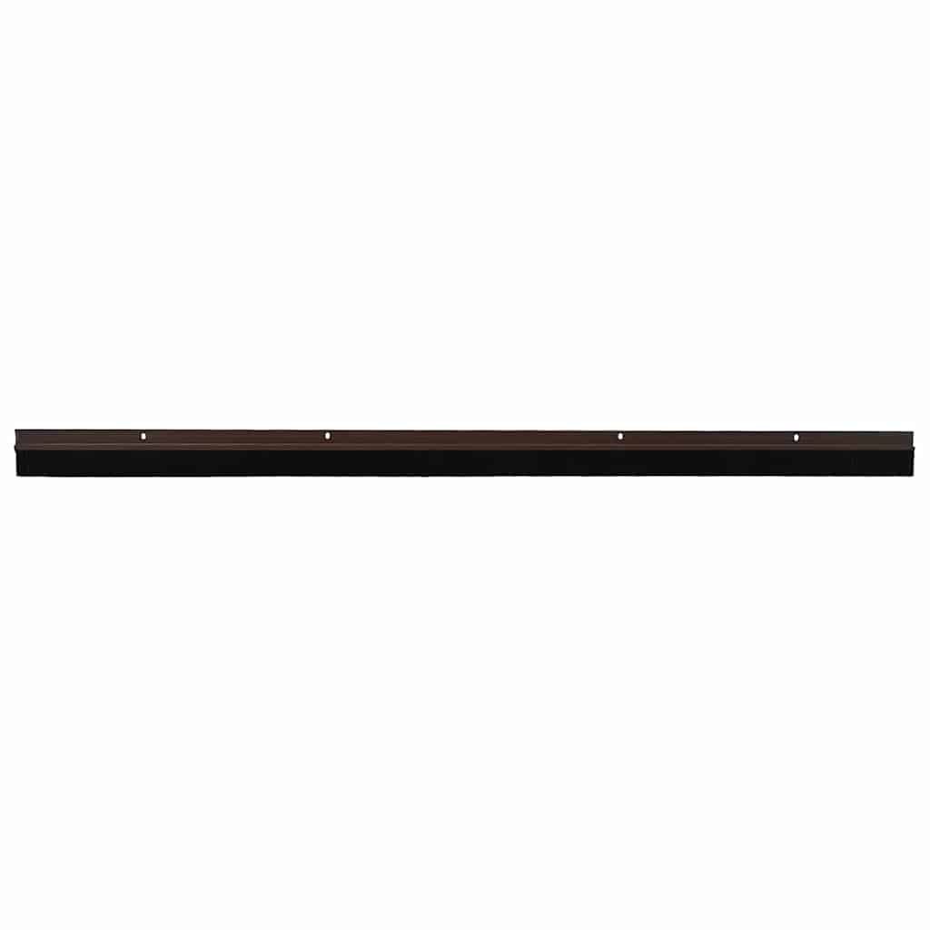 Kierteellinen Oven Harjasulku 12 Pcs Ruskea 100 Cm Alumiiniseos
