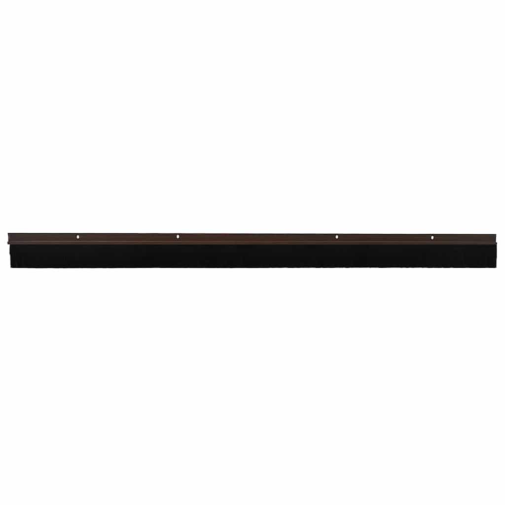 Kierteellinen Oven Harjasulku 12 Pcs Ruskea 100 Cm Alumiiniseos