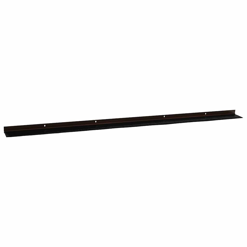 Kierteellinen Oven Harjasulku 12 Pcs Ruskea 100 Cm Alumiiniseos