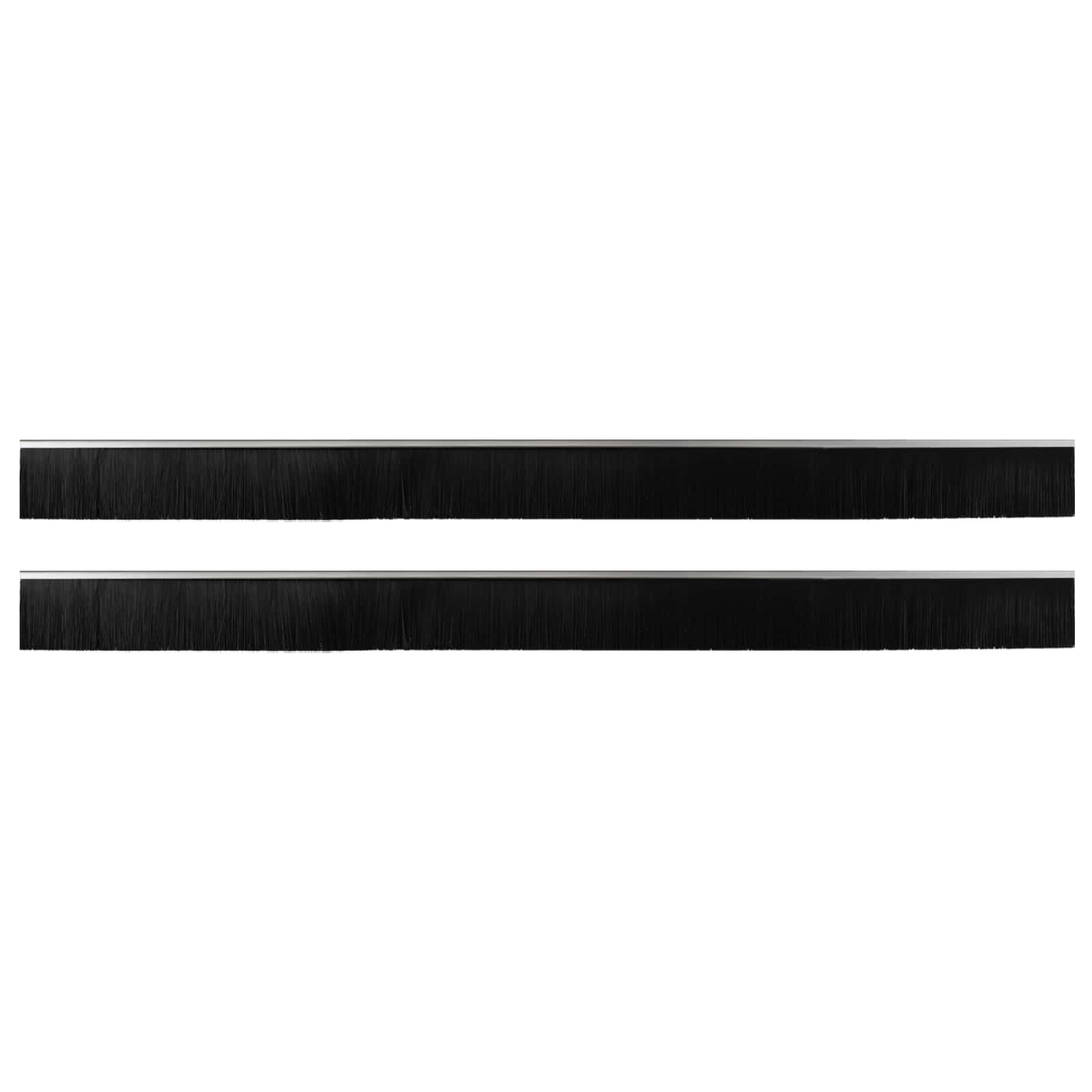 Itsekiinnittyvät Oven Harjatiivisteet 2 Pcs Hopea 100 Cm
