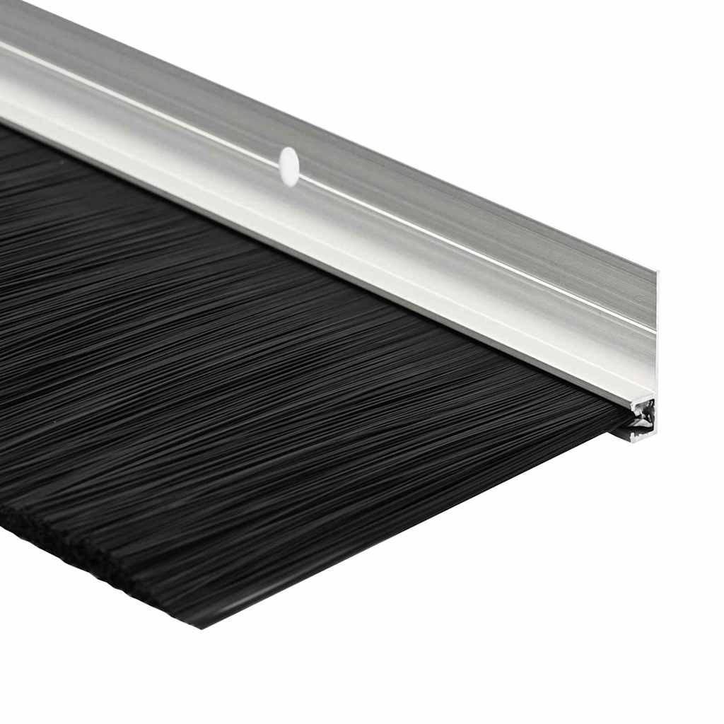 Kierteellinen Oven Harjasulku 2 Pcs Hopea 100 Cm Alumiiniseos