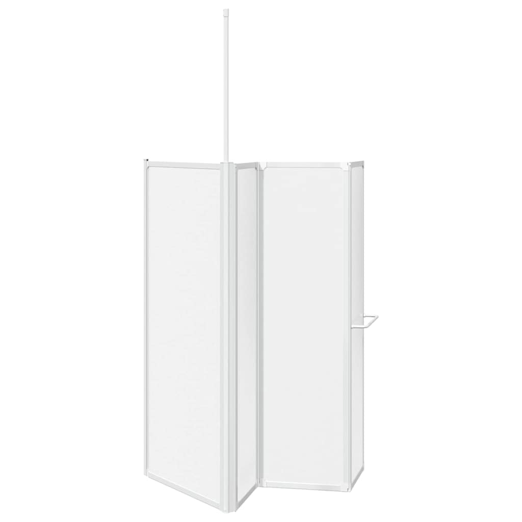 Kylpyhuoneen Suihkuverho Huurrettu 120 X 70 X 137 Cm Alumiini