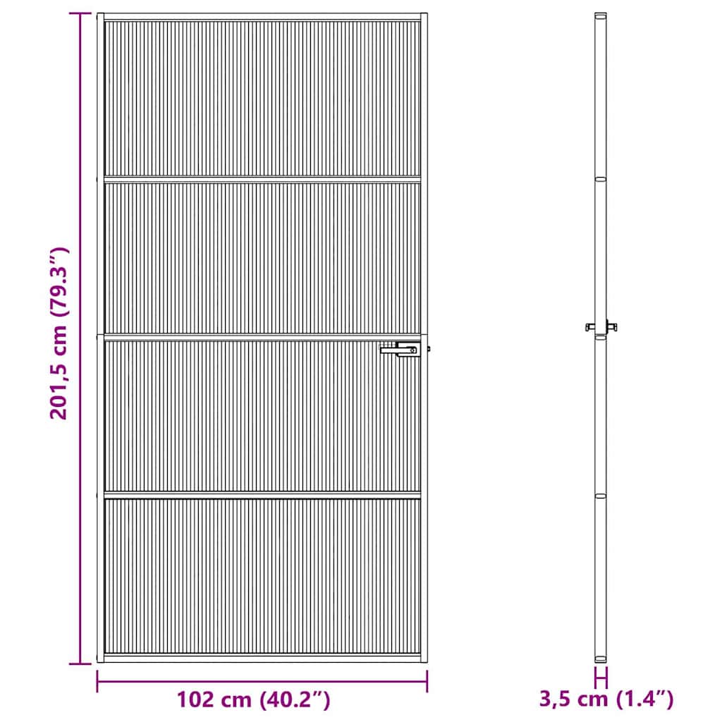 Kodinhoitoveden Ovi 102 X 201,5 X 3,5 Cm