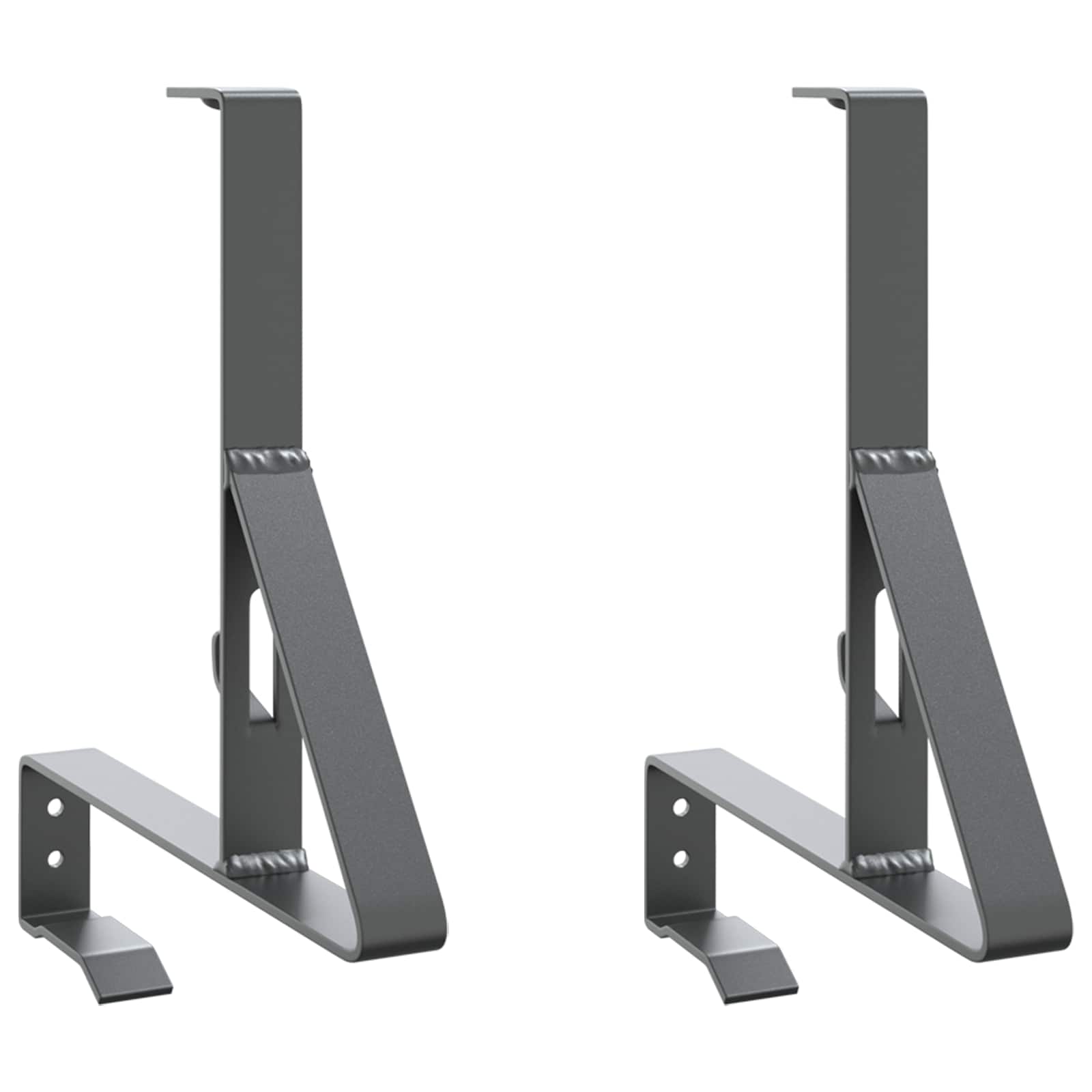 Lumilukon Tuki 2 Pcs Antrasiitti 29,5 X 3 X 34,5 Cm Teräs